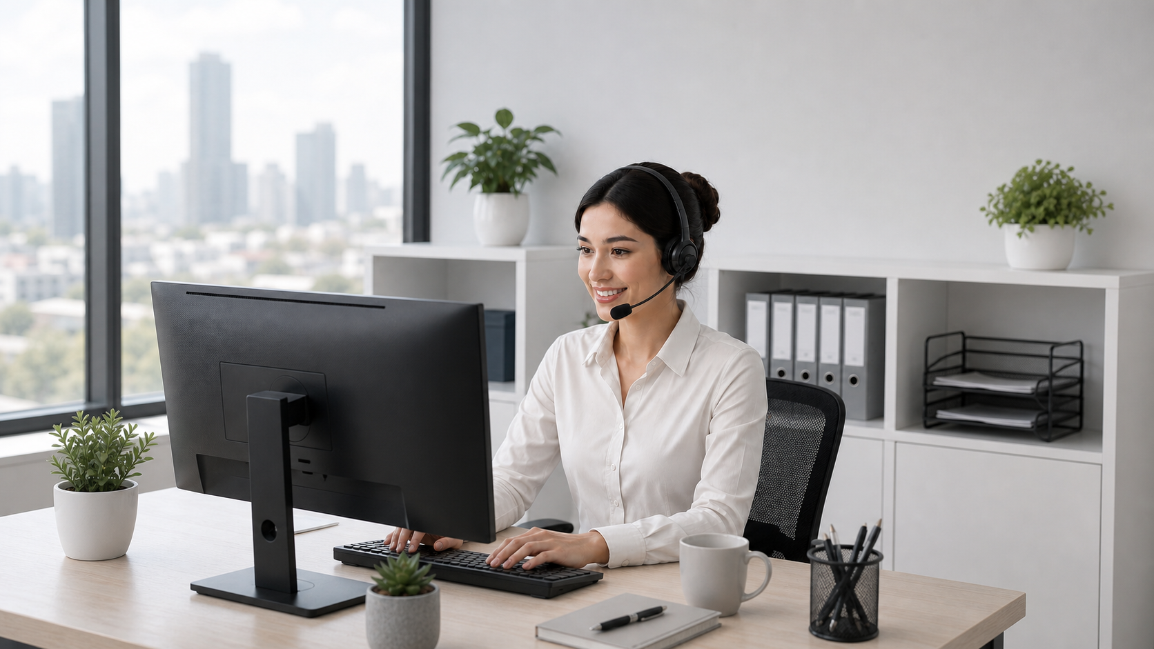 24/7 Online Support PC service view