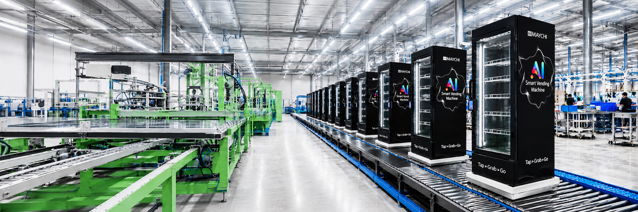 MAYCHI smart vending cabinet production line