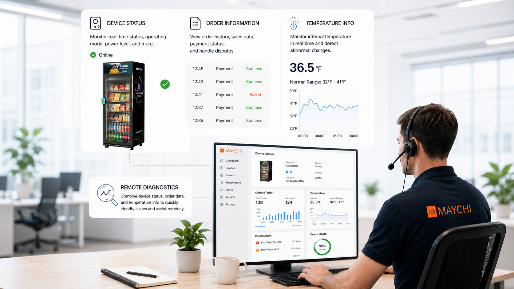 Remote Troubleshooting PC service view